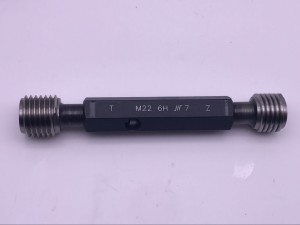 M45 x 1.5 thread plug gage 6H GO NOGO 100% calibrated by expedited DHL M45x1.5 